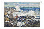 Rocks and Waves and Figures by Maurice Brazil Prendergast