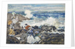 Rocks and Waves and Figures by Maurice Brazil Prendergast