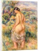 Standing Nude in a Landscape by Pierre Auguste Renoir