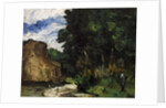 River Bend, c.1865 by Paul Cezanne
