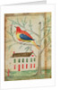 House and Bird in a Tree by School American