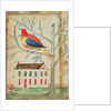 House and Bird in a Tree by School American