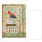 House and Bird in a Tree by School American