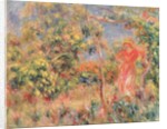 Figure in a Garden, 1917 by Pierre Auguste Renoir