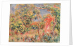 Figure in a Garden, 1917 by Pierre Auguste Renoir