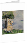 Bather at the Seashore, c.1875 by Paul Cezanne