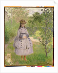 Girl in a Garden, 1873 by Claude Monet