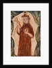 Saint with a Crucifix by School American