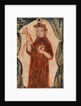 Saint with a Crucifix by School American