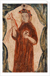 Saint with a Crucifix by School American