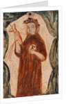 Saint with a Crucifix by School American