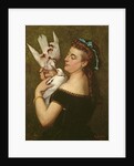 Woman with Pigeons by Gustave Courbet