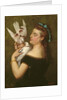 Woman with Pigeons by Gustave Courbet