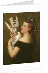 Woman with Pigeons by Gustave Courbet
