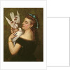 Woman with Pigeons by Gustave Courbet