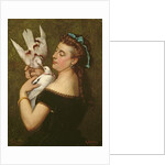 Woman with Pigeons by Gustave Courbet