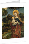 Madonna and Child in a Landscape, 1470 by German School
