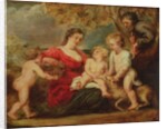 Holy Family in a Landscape by Peter Paul Rubens