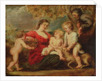 Holy Family in a Landscape by Peter Paul Rubens