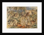 Figures in a Tropical Landscape by Jules Pascin