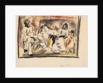 A man, two women, two children by Jules Pascin