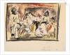 A man, two women, two children by Jules Pascin