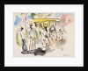Southern Scene: Four African Americans, Two Children by Jules Pascin