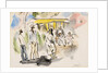 Southern Scene: Four African Americans, Two Children by Jules Pascin