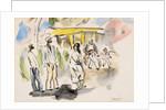 Southern Scene: Four African Americans, Two Children by Jules Pascin