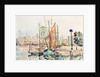 La Rochelle: Boats and Houses by Paul Signac