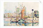 La Rochelle: Boats and Houses by Paul Signac