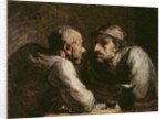 Les Deux Buveurs by Honore Daumier