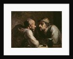 Les Deux Buveurs by Honore Daumier