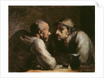 Les Deux Buveurs by Honore Daumier