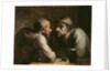 Les Deux Buveurs by Honore Daumier