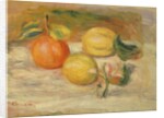 Apples and Two Lemons by Pierre Auguste Renoir
