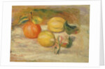 Apples and Two Lemons by Pierre Auguste Renoir