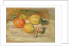 Apples and Two Lemons by Pierre Auguste Renoir