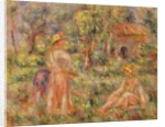 Girls in a Garden, 1918 by Pierre Auguste Renoir
