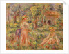 Girls in a Garden, 1918 by Pierre Auguste Renoir
