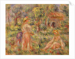 Girls in a Garden, 1918 by Pierre Auguste Renoir