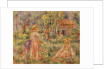Girls in a Garden, 1918 by Pierre Auguste Renoir