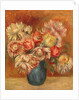 Chrysanthemums in a Green Vase by Pierre Auguste Renoir