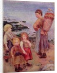Mussel Fishers at Berneval, 1879 by Pierre Auguste Renoir