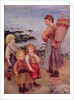 Mussel Fishers at Berneval, 1879 by Pierre Auguste Renoir