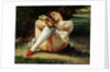 Woman in White Stockings, c.1861 by Gustave Courbet
