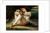 Woman in White Stockings, c.1861 by Gustave Courbet