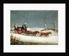 The Royal Mail in Deep Snow by Samuel Henry Alken