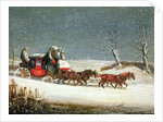The Royal Mail in Deep Snow by Samuel Henry Alken