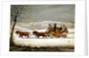 The Royal Mail in Winter by Henry Thomas Alken